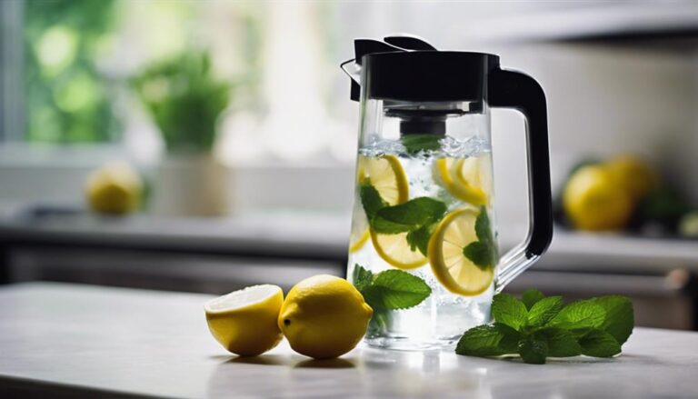 Sous Vide Lemon and Mint Infused Water