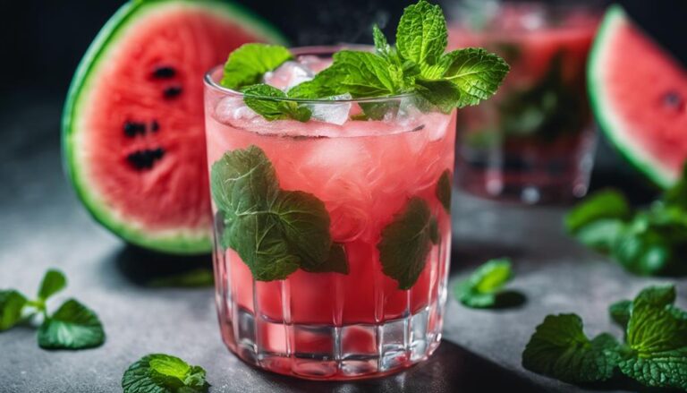 Sous Vide Watermelon and Mint Cooler