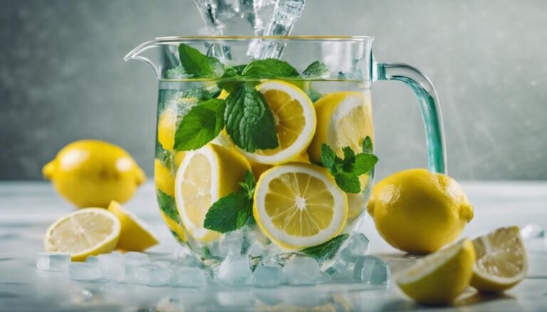 Sous Vide Fresh Lemonade With Mint