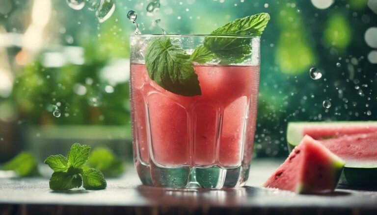 Sous Vide Watermelon and Mint Cooler