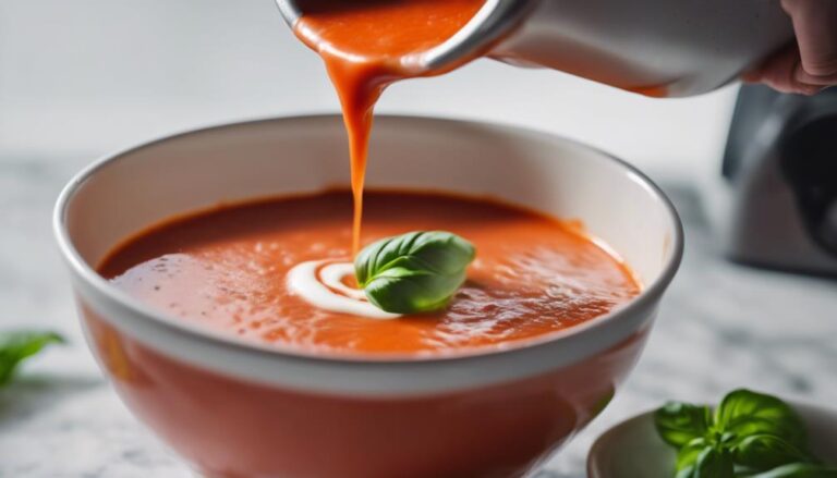 Creamy Sous Vide Tomato Basil Soup