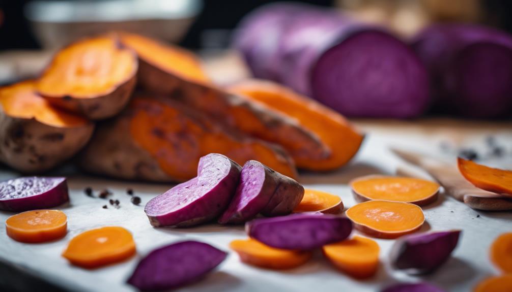 root vegetables with variety