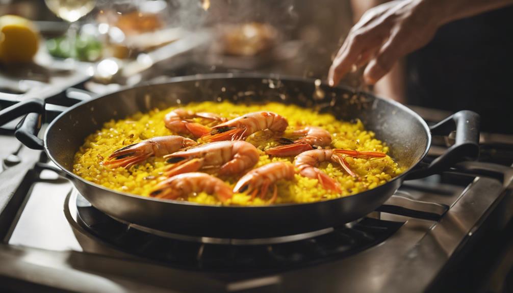 saffron in paella recipe