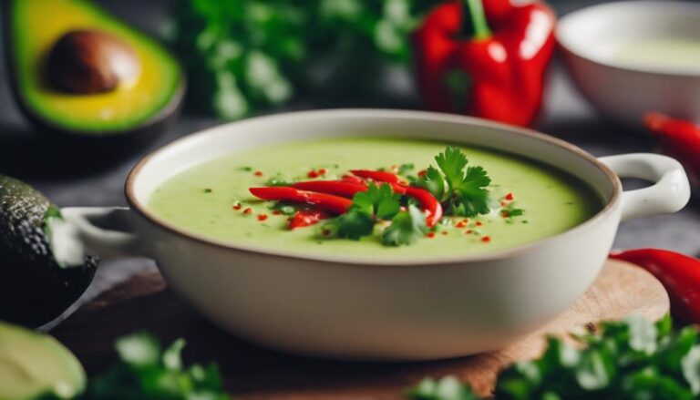 Sous Vide Spicy Avocado Soup