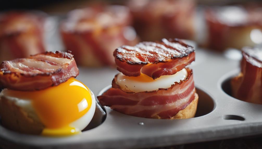 savory breakfast in cups