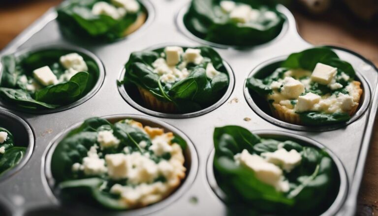 Sous Vide Spinach and Feta Egg White Cups