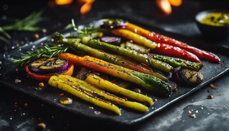 Sous Vide Grilled Vegetable Platter With Herb Drizzle