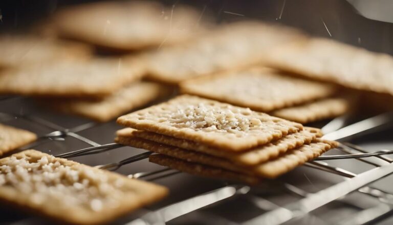 Sous Vide Garlic Parmesan Whole Wheat Crackers