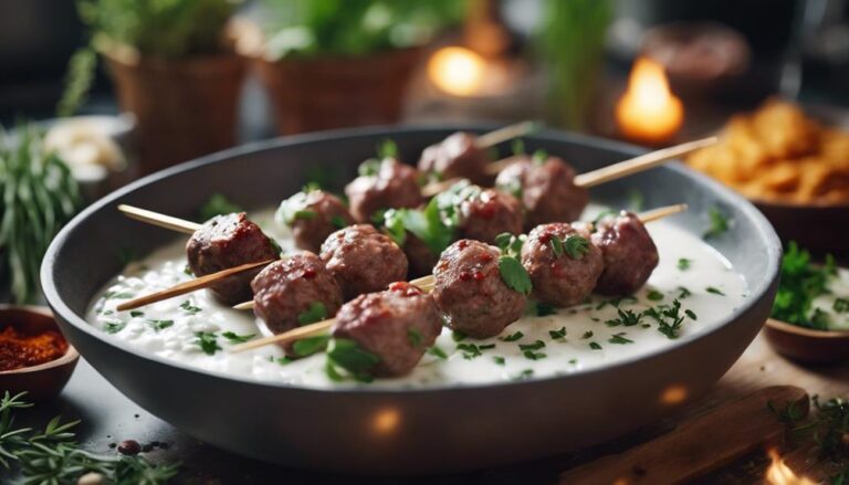 Sous Vide Lamb Kofta With Tzatziki