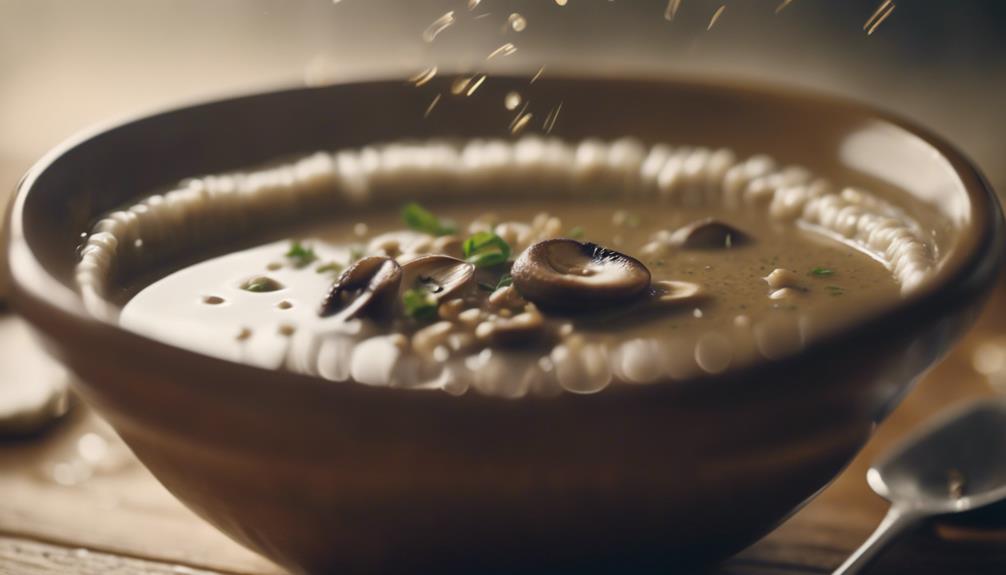 savory mushroom soup recipe