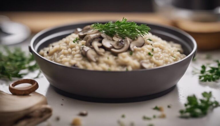 Local Mushroom Risotto Sous Vide