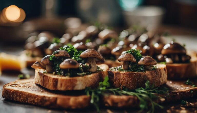 Sous Vide Herb-Infused Mushrooms on Toast