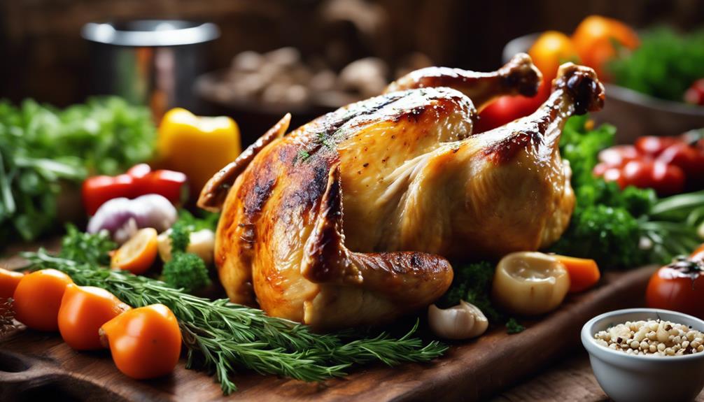 savory roasted chicken recipe