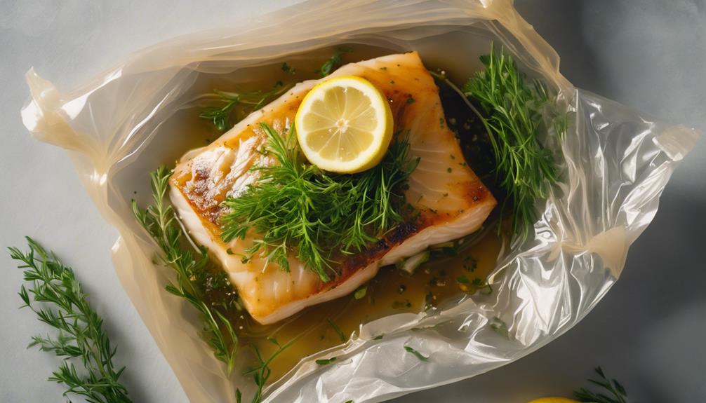 savory sous vide cod