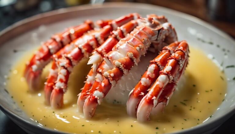 Sous Vide King Crab Legs With Lemon Butter