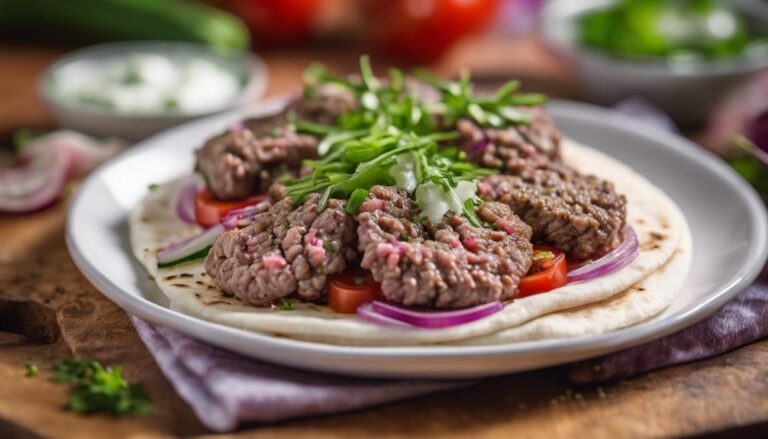 Sous Vide Ground Lamb Gyros