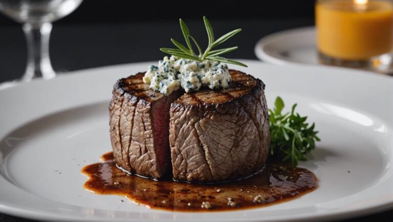 Sous Vide Filet Mignon With Blue Cheese Crust