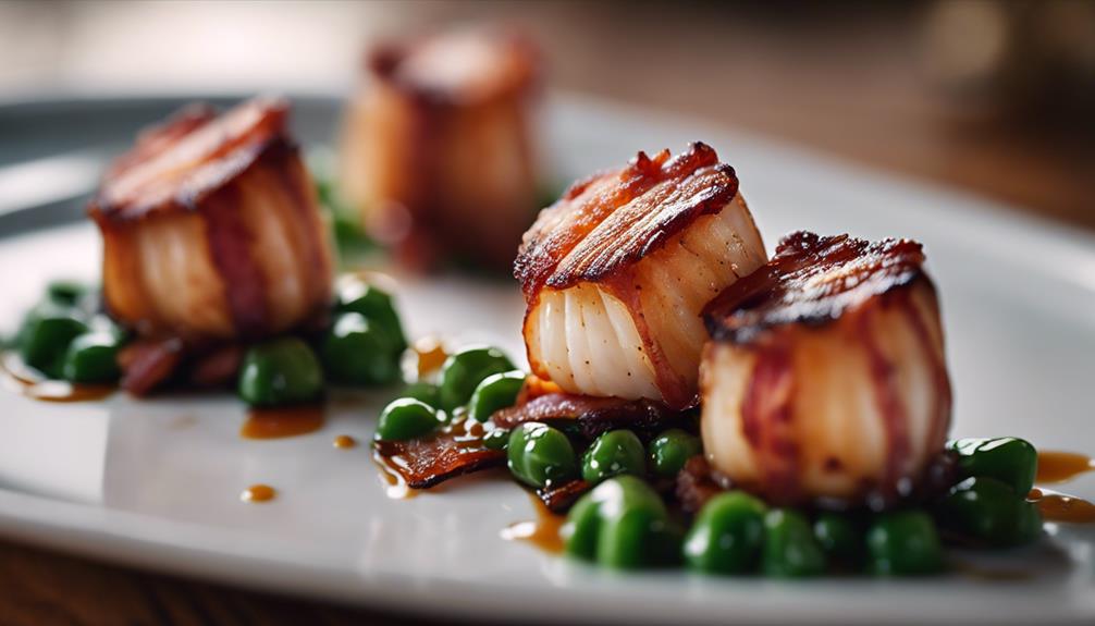 savory umami in scallops