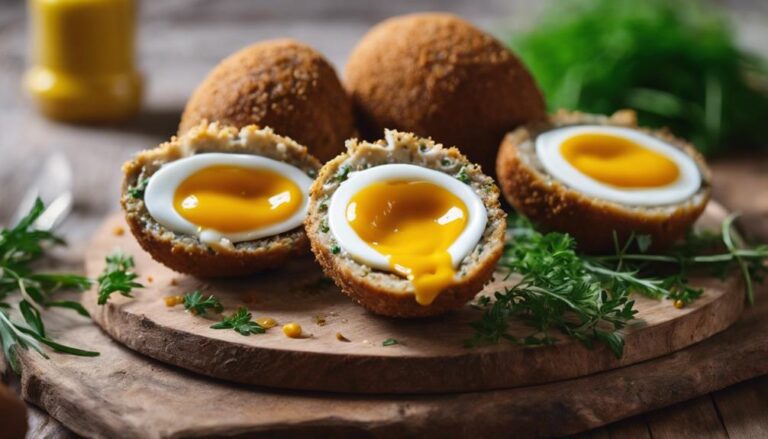 Ovo Vegetarianism Scotch Eggs With Mustard Dip