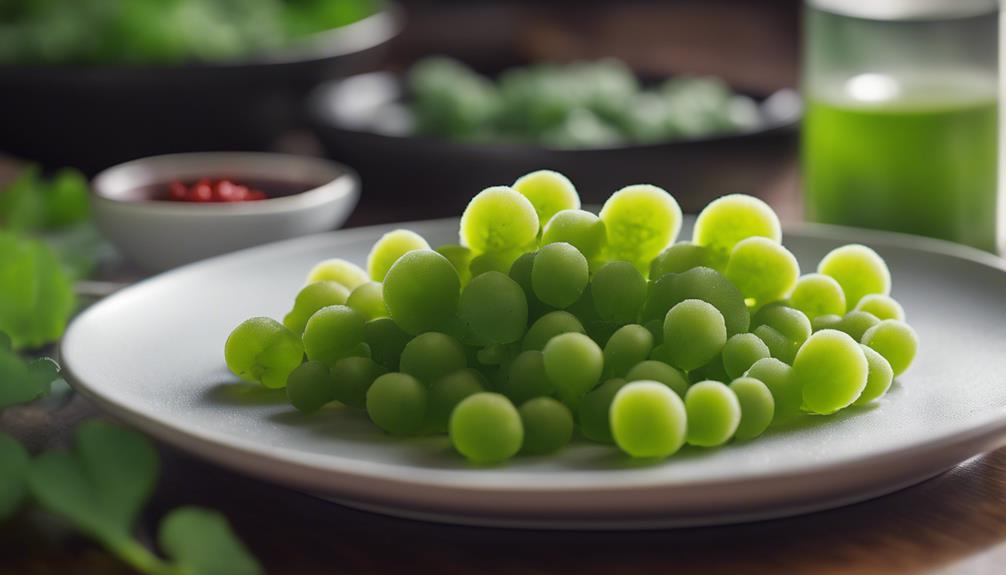 sea grapes sous vide