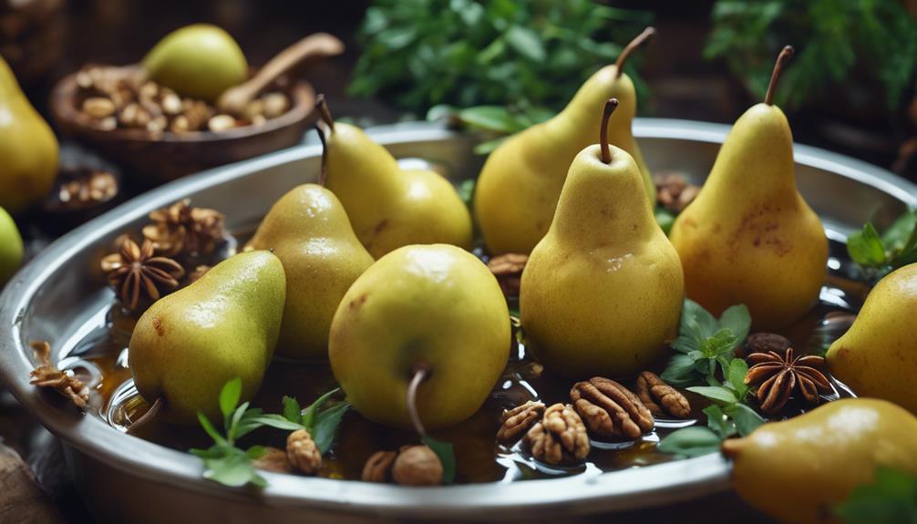 selecting the ripest pears