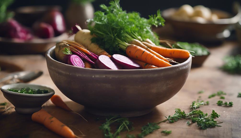 slow cooked root veggie goodness