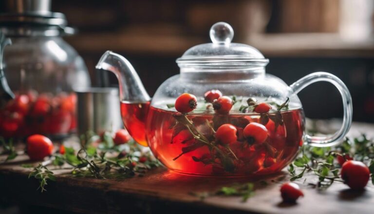 Sous Vide Rosehip Tea