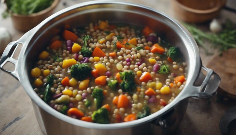 Sous Vide Vegetable Stew With Pearl Barley