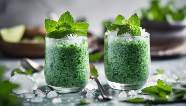 Cooling Coconut-Mint Chia Pudding for Pitta