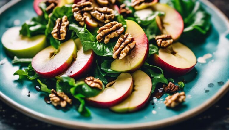 Sous Vide Apple and Walnut Salad for a Fiber Boost