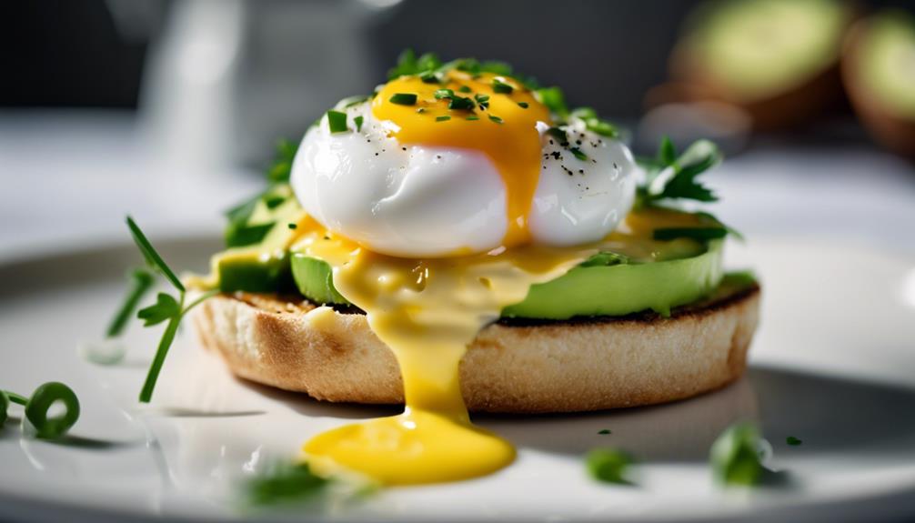 sous vide avocado benedict