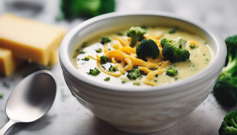 Creamy Sous Vide Broccoli and Cheddar Soup