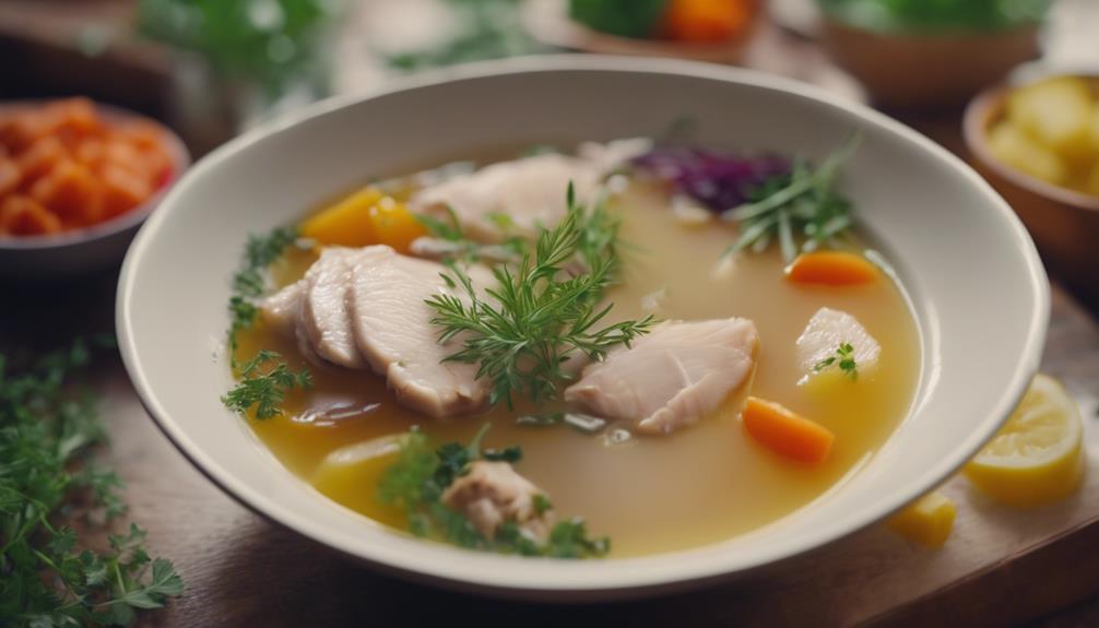 sous vide chicken broth