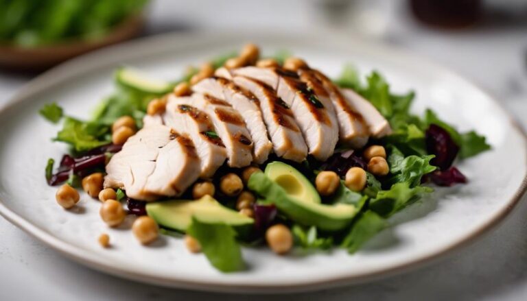 Sous Vide Chicken Salad With Chickpeas and Avocado