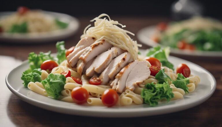 Sous Vide Chicken Caesar Pasta Salad