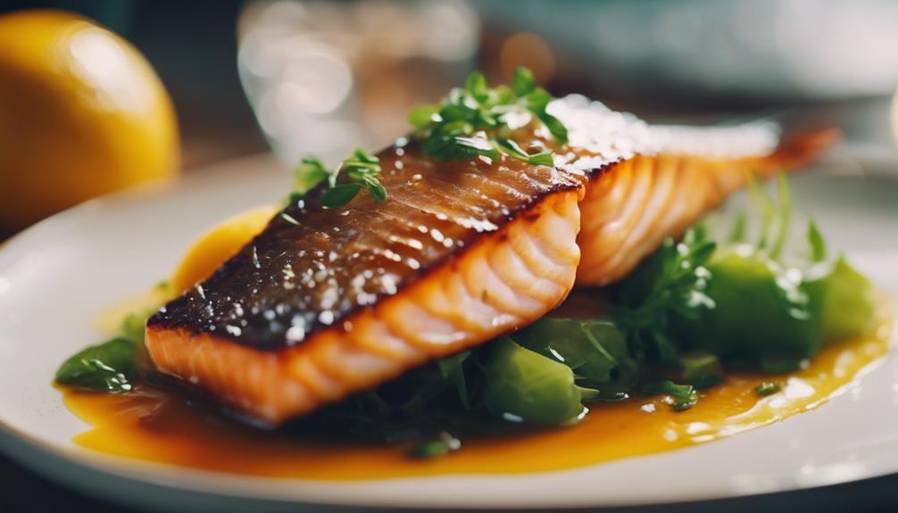 sous vide citrus glazed fish