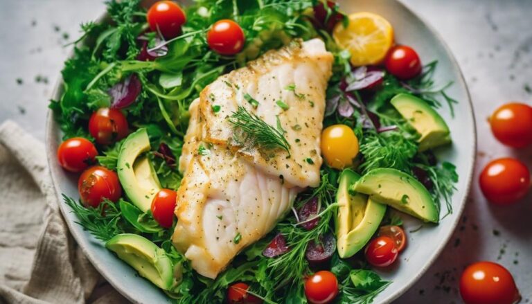 Pescetarian Diet Sous Vide Lemon-Dill Cod Salad