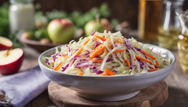 Sous Vide Apple Cider Vinegar Dressed Coleslaw