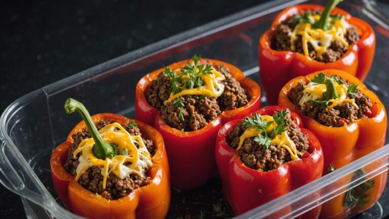 Sous Vide Stuffed Bell Peppers