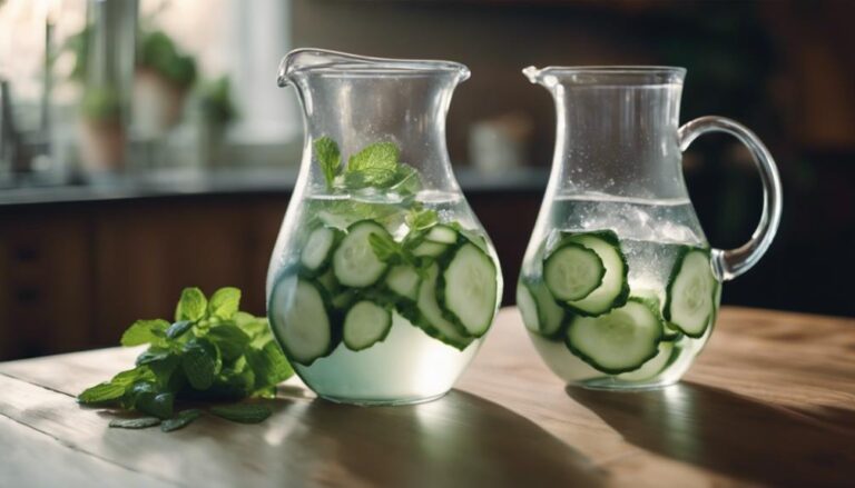 Sous Vide Infused Water With Cucumber and Mint