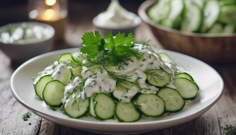 Zero-Point Sous Vide Cucumber Salad With Yogurt Dressing