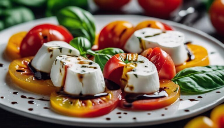 Sous Vide Caprese Salad With Heirloom Tomatoes