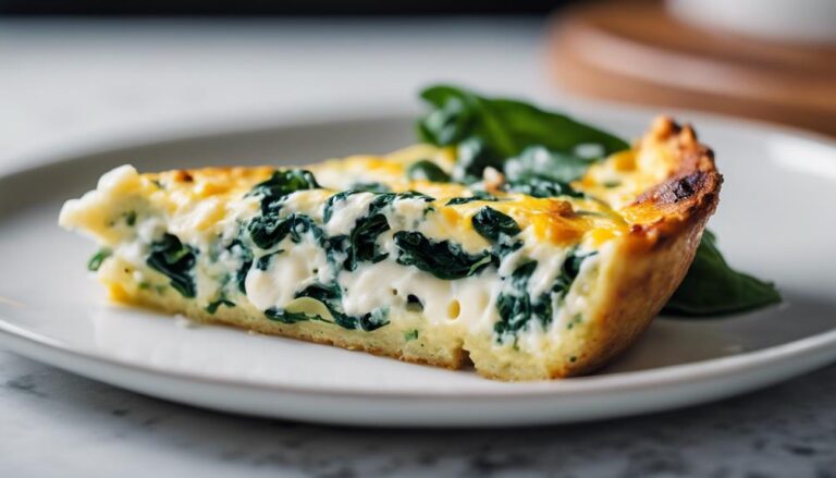 Sous Vide Egg White Frittata With Spinach and Feta