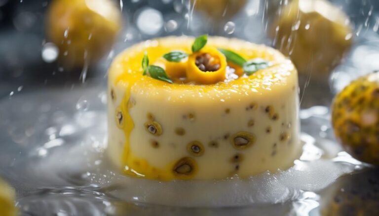 Sous Vide Passion Fruit Pudding