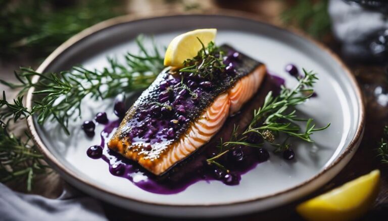 Sous Vide Trout With Juniper Berry Glaze