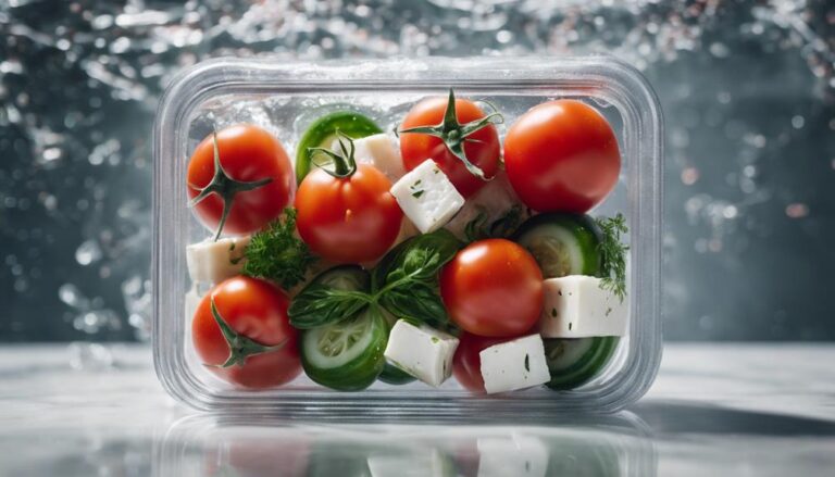 Sous Vide Greek Salad With Lemon Dressing