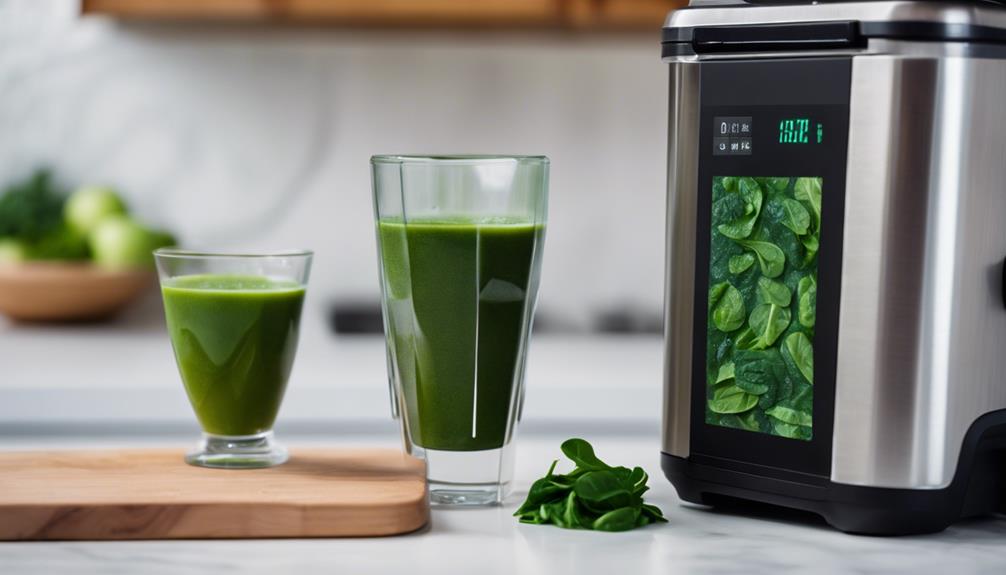 sous vide green smoothie