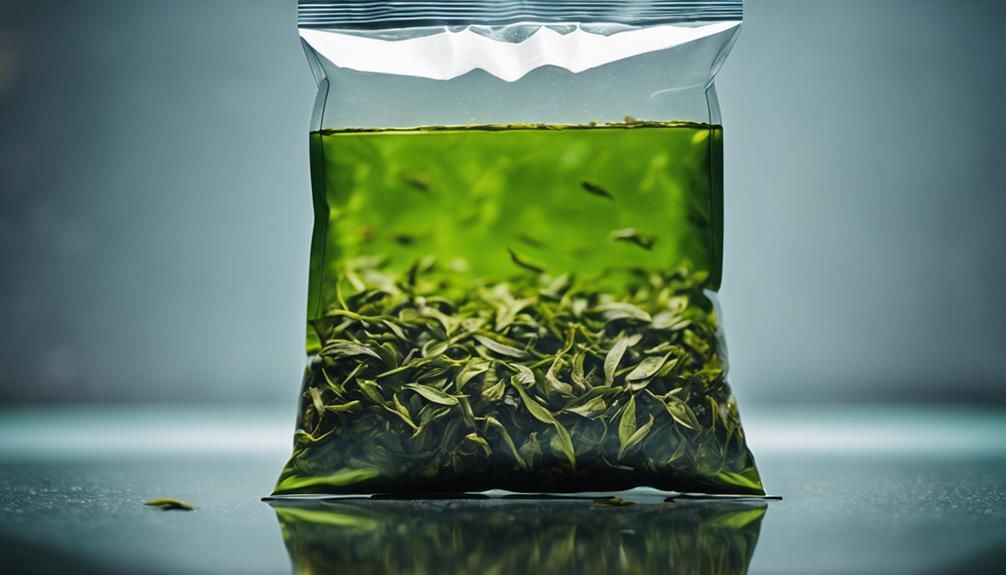 sous vide green tea