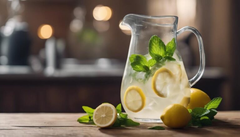 Sous Vide Ginger Lemonade With Fresh Mint