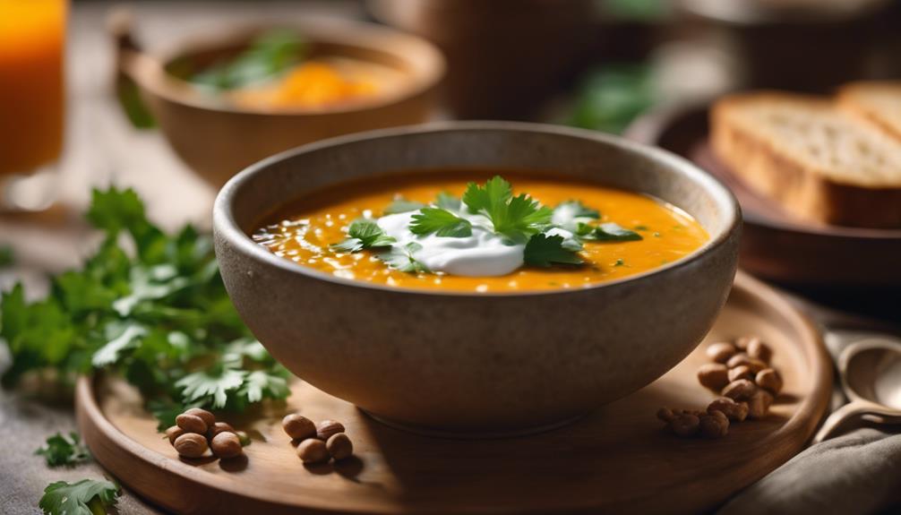 sous vide lentil soup